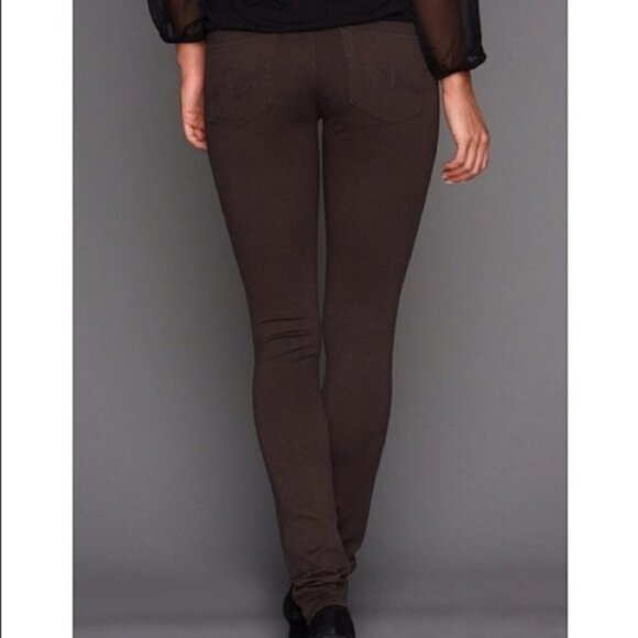 AG  The Jegging Super Skinny Fit  Brown Jeans Size 26 - Picture 1 of 11